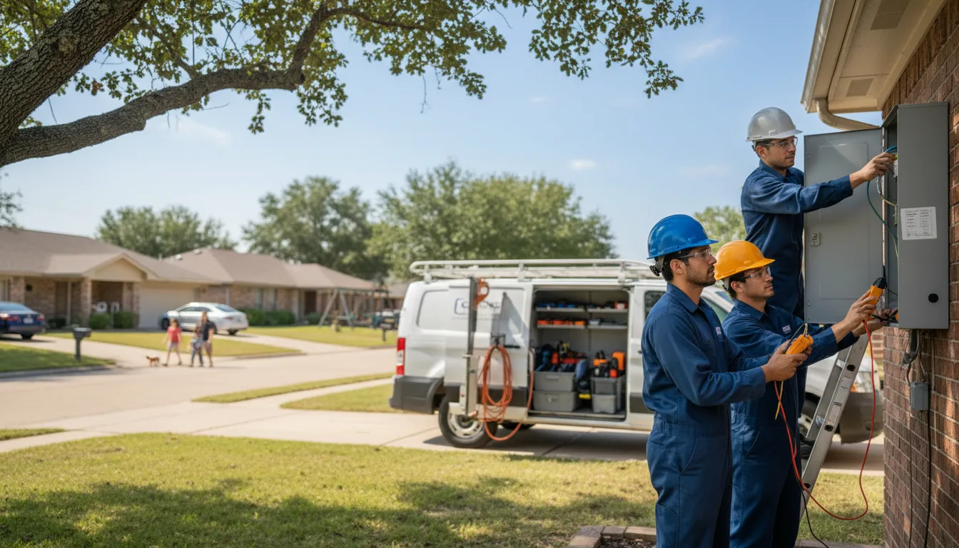 Certified electrician providing emergency electrical services in Metamora, IL